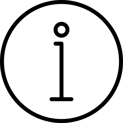 Info help information about icon Info help information about icon