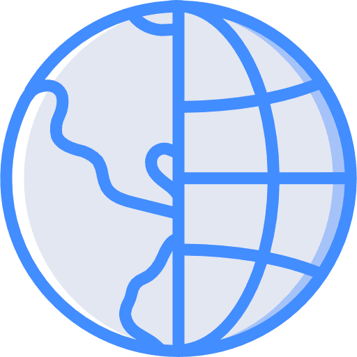 Globe communications planet earth planet icon