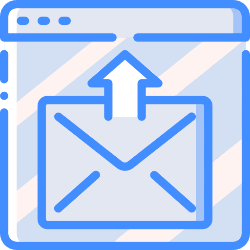 Send mail symbols send mail message icon