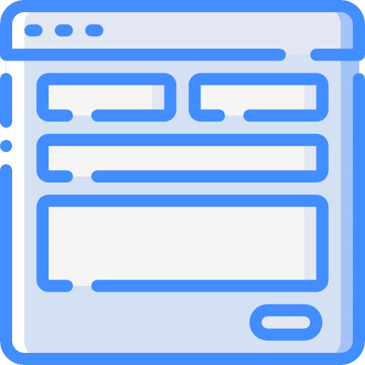 Template web design web design icon