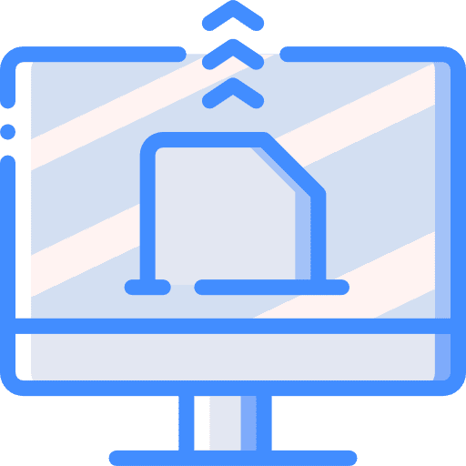 Email function computer monitor icon