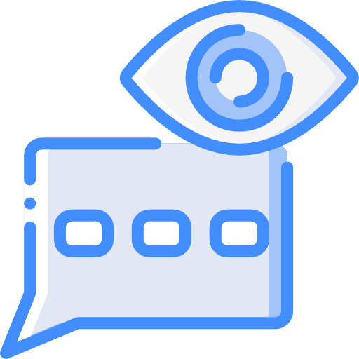 Message communications multimedia view icon