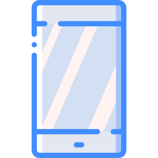Phone touch screen communications technology icon