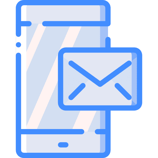 Text message sms smartphones icon