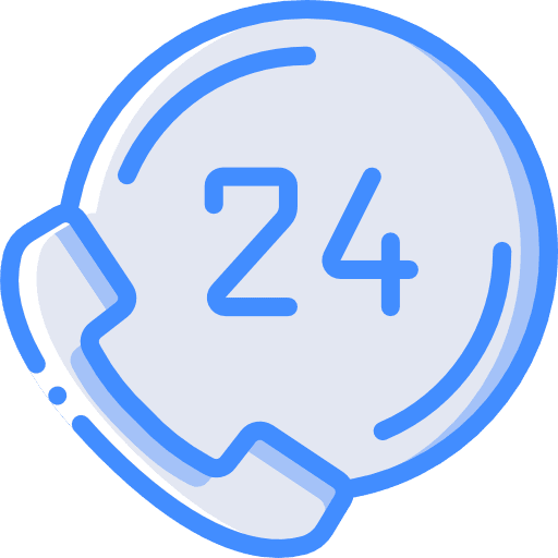 Time call business auricular calling icon