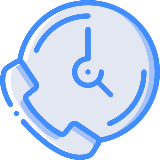 Time call time calling logistics delivery icon