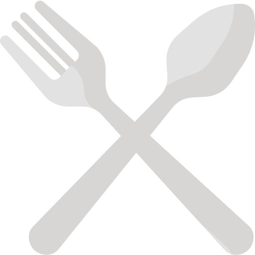 Fork camping food and restaurant knife icon