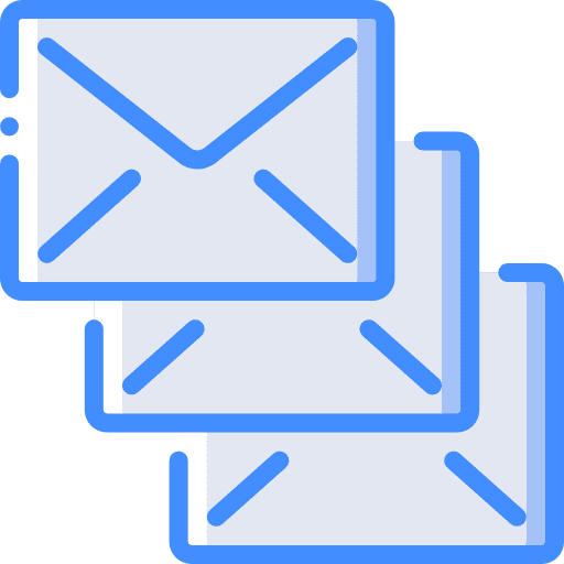 Mail message envelope mail icon