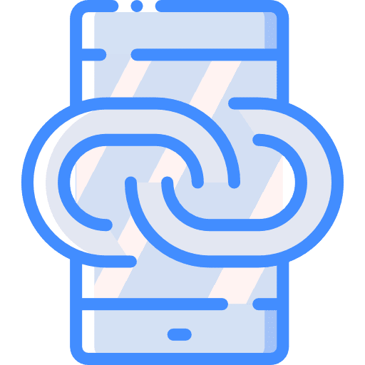 Mobile phone cellphone touch screen communications icon