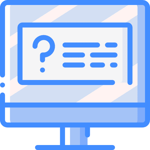 Online question online question communications question icon