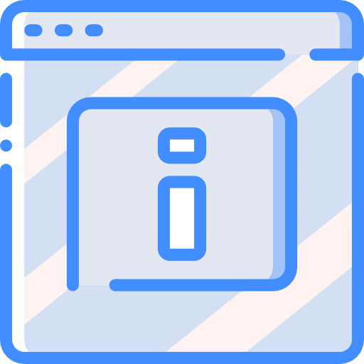 Web information web ui icon