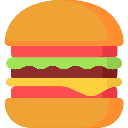 Burger sandwich fast food tools and utensils icon Burger sandwich fast food tools and utensils icon