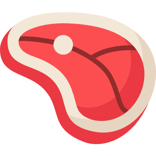 Meat tools and utensils barbecue proteins icon