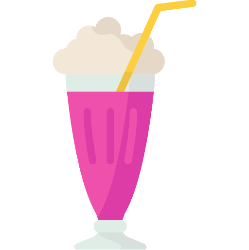 Milkshake sweet food cup icon Milkshake sweet food cup icon