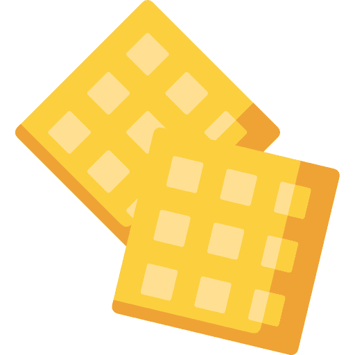 Waffle breakfast baker bakery icon Waffle breakfast baker bakery icon