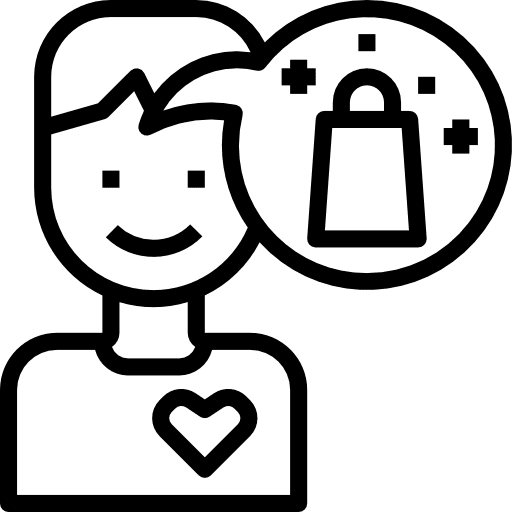 Customer security behavior padlock icon