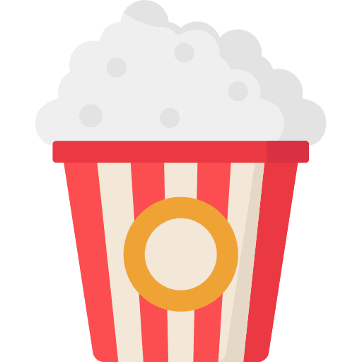 Popcorn film cinema movie icon Popcorn film cinema movie icon