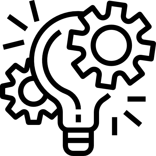 Project management innovate team management project icon