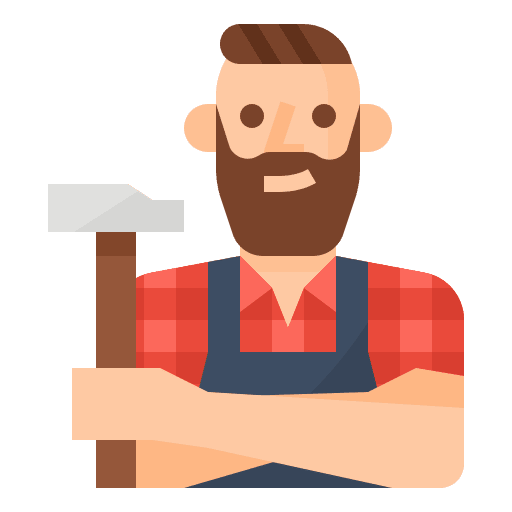 Carpenter occupation carpenter people icon Carpenter occupation carpenter people icon