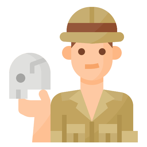 Archeologist avatar man professions and jobs icon Archeologist avatar man professions and jobs icon