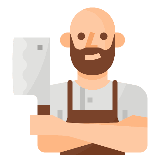 Butcher professions and jobs people avatar icon Butcher professions and jobs people avatar icon