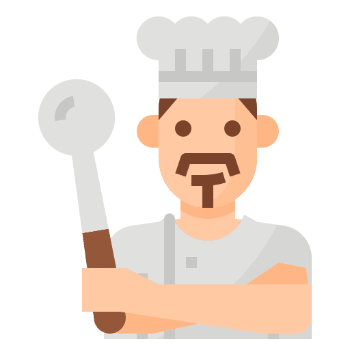 Chef professions and jobs chef man icon Chef professions and jobs chef man icon