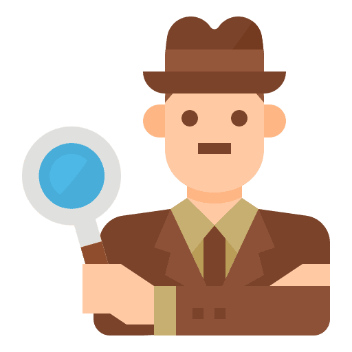 Detective avatar occupation job icon Detective avatar occupation job icon