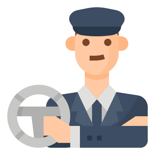 Driver professions and jobs avatar occupation icon Driver professions and jobs avatar occupation icon
