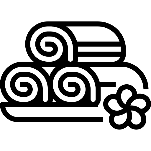 Towels spa wellness towels icon Towels spa wellness towels icon