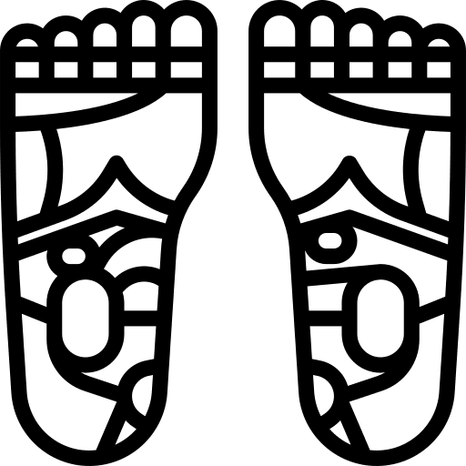 Acupuncture body parts wellness chinese medicine icon Acupuncture body parts wellness chinese medicine icon