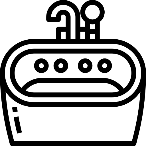 Bath relax treatment spa icon Bath relax treatment spa icon