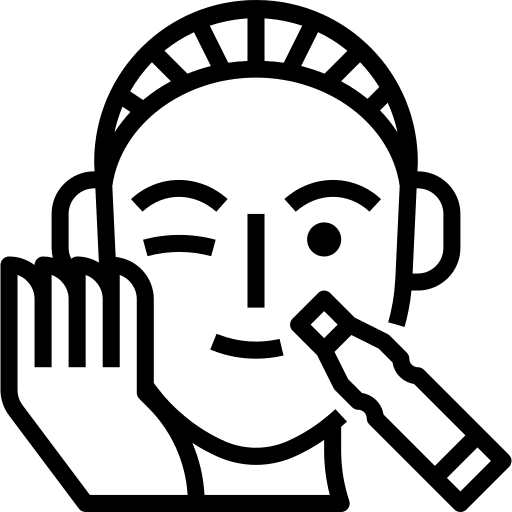 Collagen head protein wellness icon Collagen head protein wellness icon