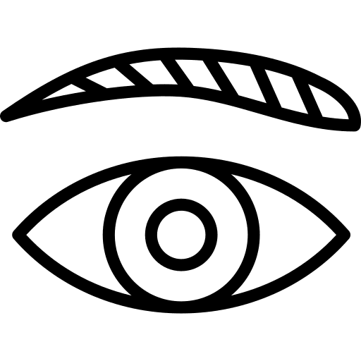 Eye fashion eyebrow grooming icon Eye fashion eyebrow grooming icon