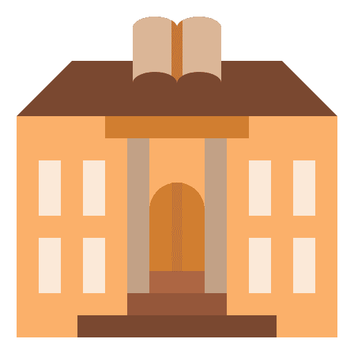 Library study literature library icon
