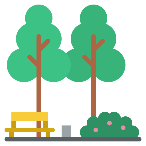 Park park outside nature icon