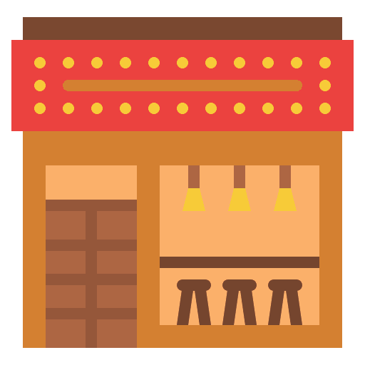 Coffee shop coffee shop store architecture and city icon Coffee shop coffee shop store architecture and city icon