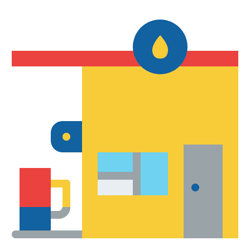 Gas station energy petrol gasoline icon Gas station energy petrol gasoline icon
