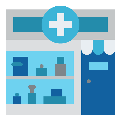 Pharmacy healthcare supplies medication icon Pharmacy healthcare supplies medication icon