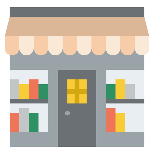 Book shop architecture and city books book shop icon Book shop architecture and city books book shop icon