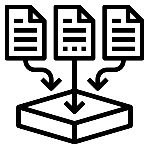 Data collection collect collection computer icon