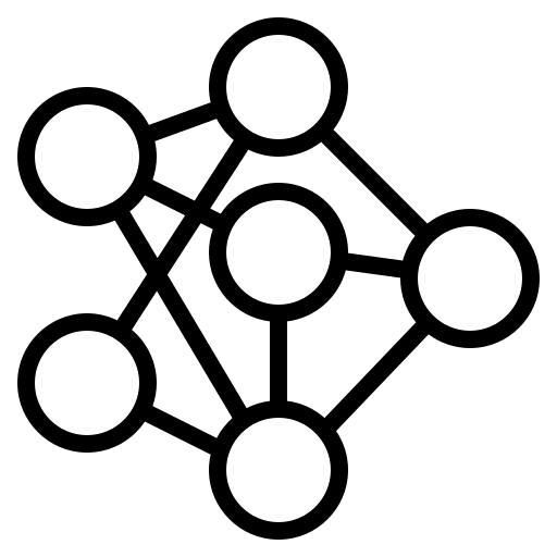 Neural connected learn connectivity icon
