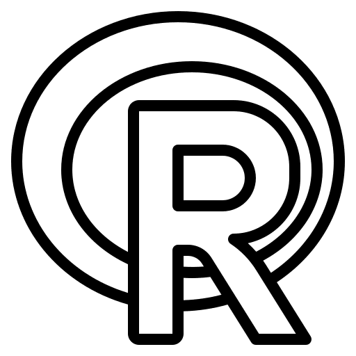 R programming statistics r icon