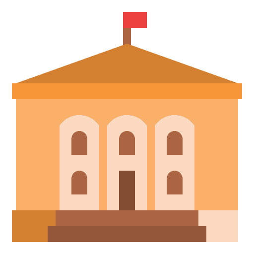 University building school buildings icon University building school buildings icon