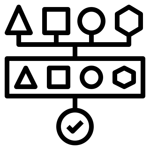 Data chart process data icon