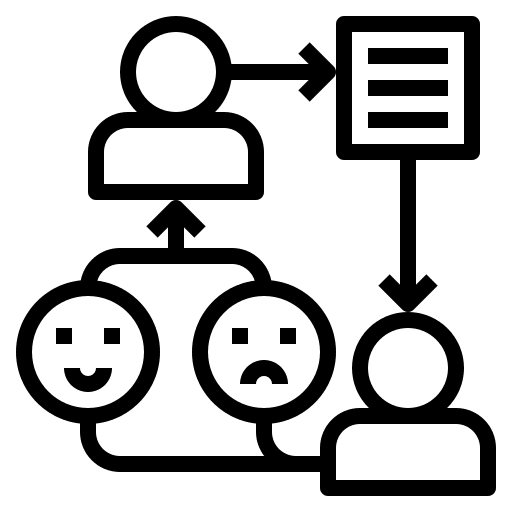 Feedback feedback seo and web man icon