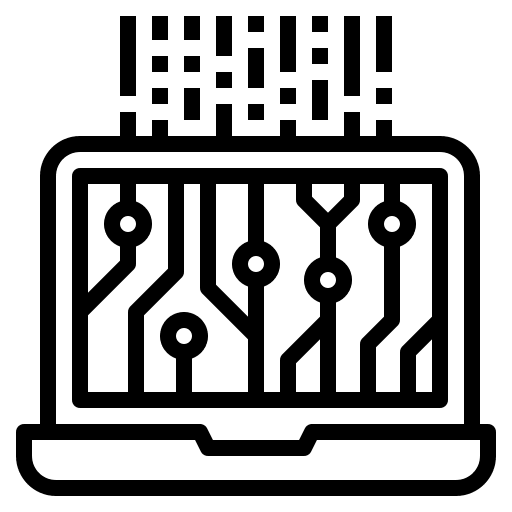 Computer technology science computer icon Computer technology science computer icon