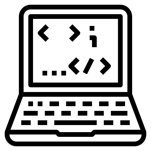 Programming software technology structure icon Programming software technology structure icon