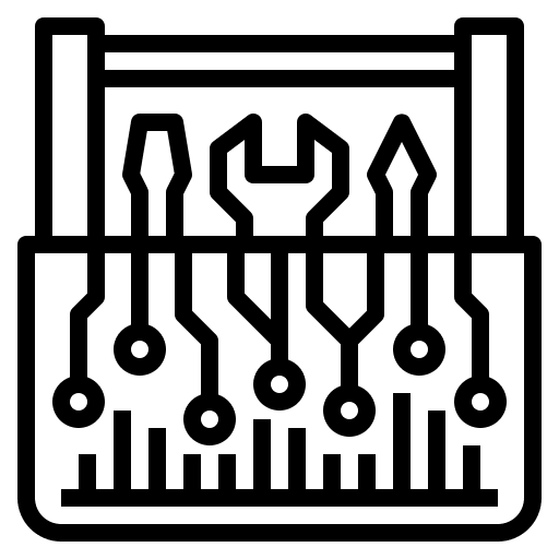 Toolbox carpenter toolbox construction and tools icon Toolbox carpenter toolbox construction and tools icon