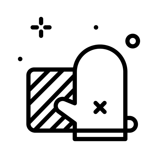 Mittens baker profession humanpictos icon Mittens baker profession humanpictos icon