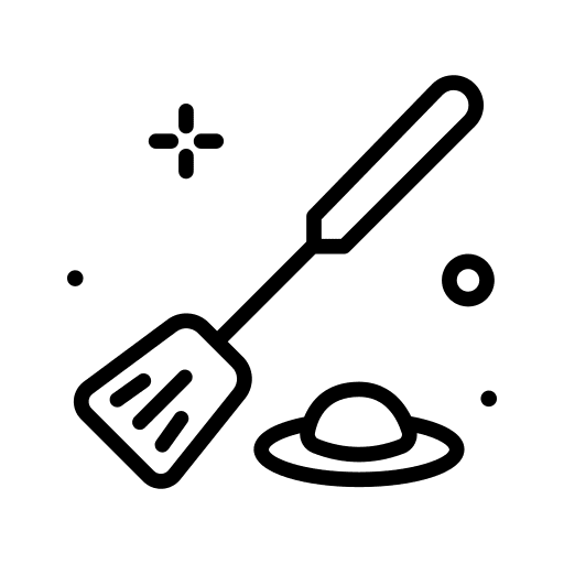 Palette egg palette kitchen utensils icon Palette egg palette kitchen utensils icon